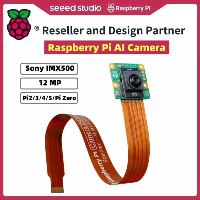 Raspberry Pi Zero - Raspberry Pi Al Camera with 12MP