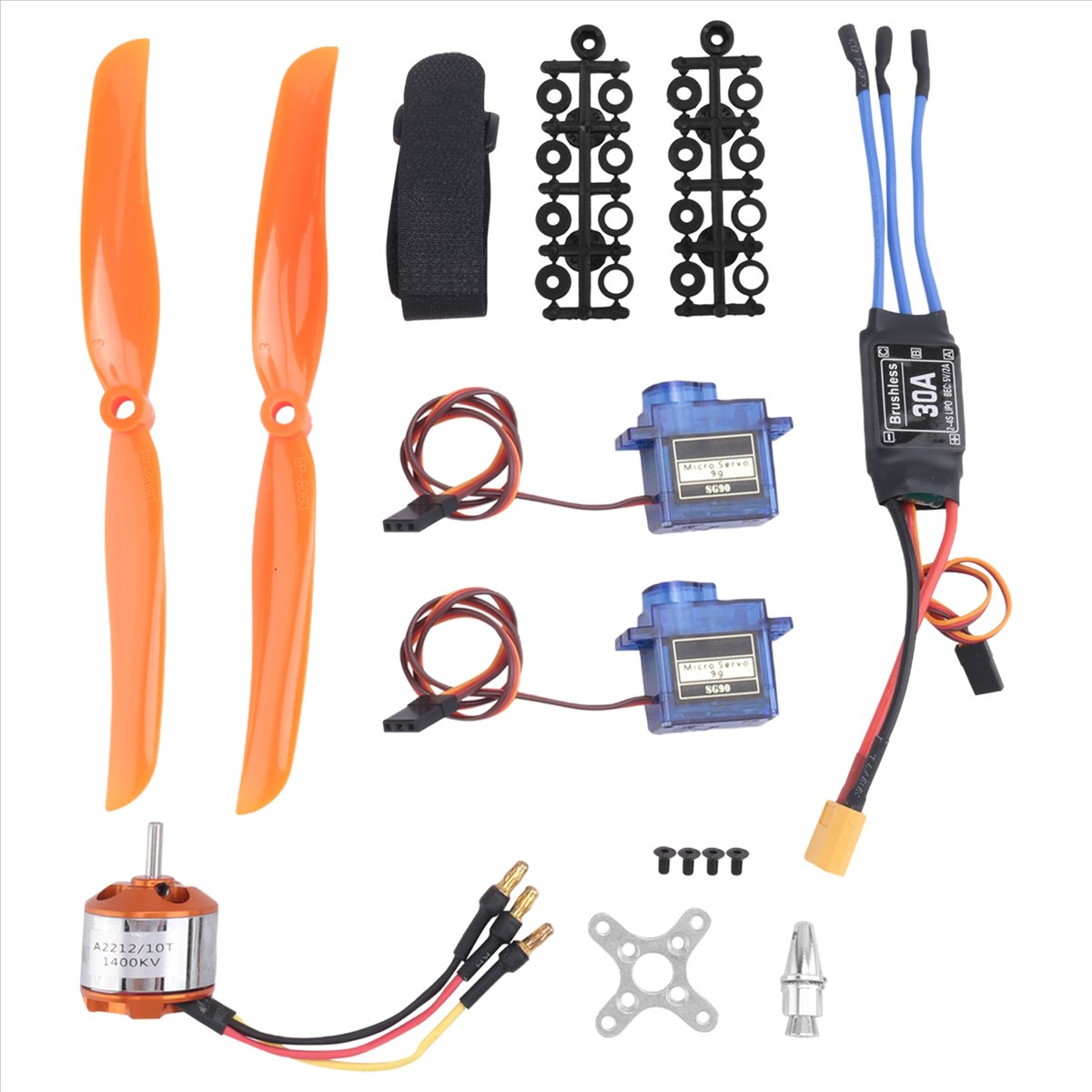 Servo Motor Sg90 - 【STOCK】 1400KV Brushless Motor 30A ESC