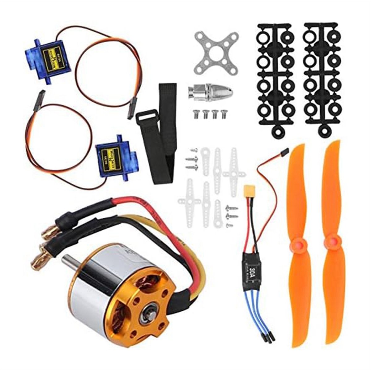 Servo Motor Sg90 - A99X 2212 1400KV Motor+8060 Propeller+SG90 9G