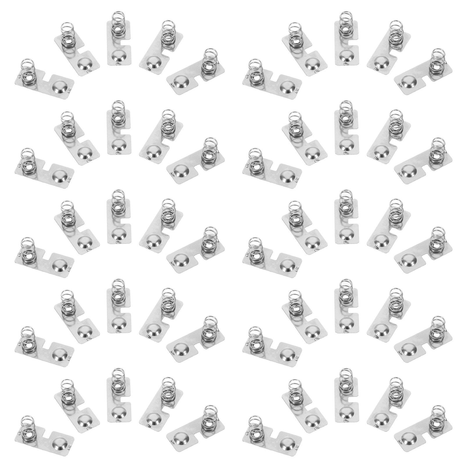 Diy Electronics Parts - 100Pcs Stainless Steel Aa Battery Spring