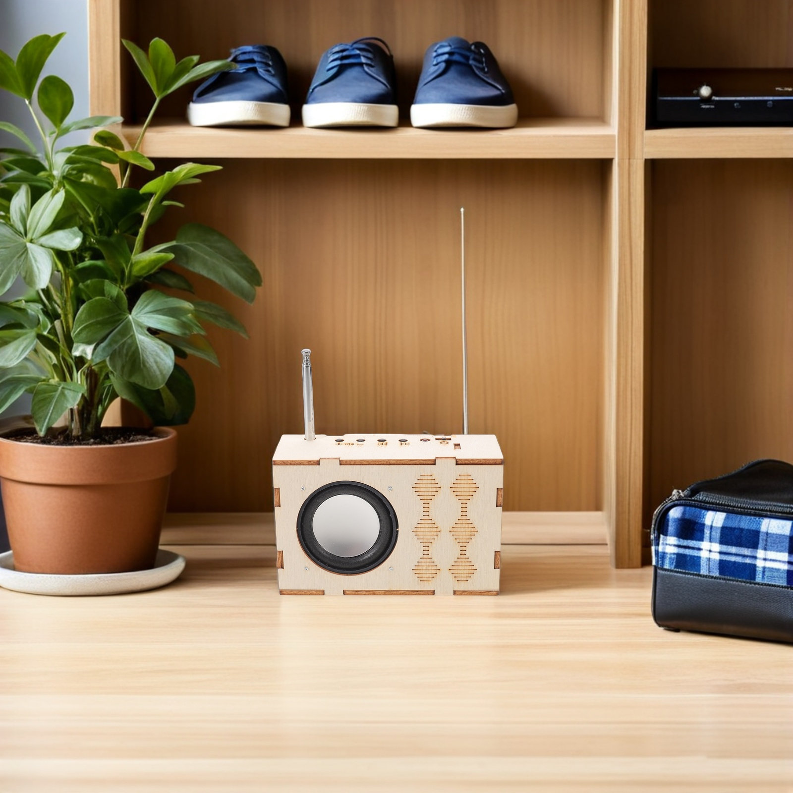 DIY Wooden Radio Assembly Stem - огляд і ціна Diy Electronics Projects For Kids