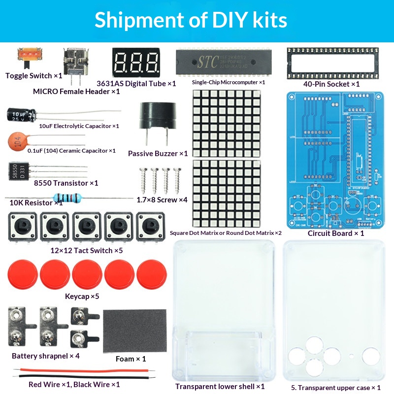 Pixel Game Machine Production  - огляд і ціна Diy Electronics Parts