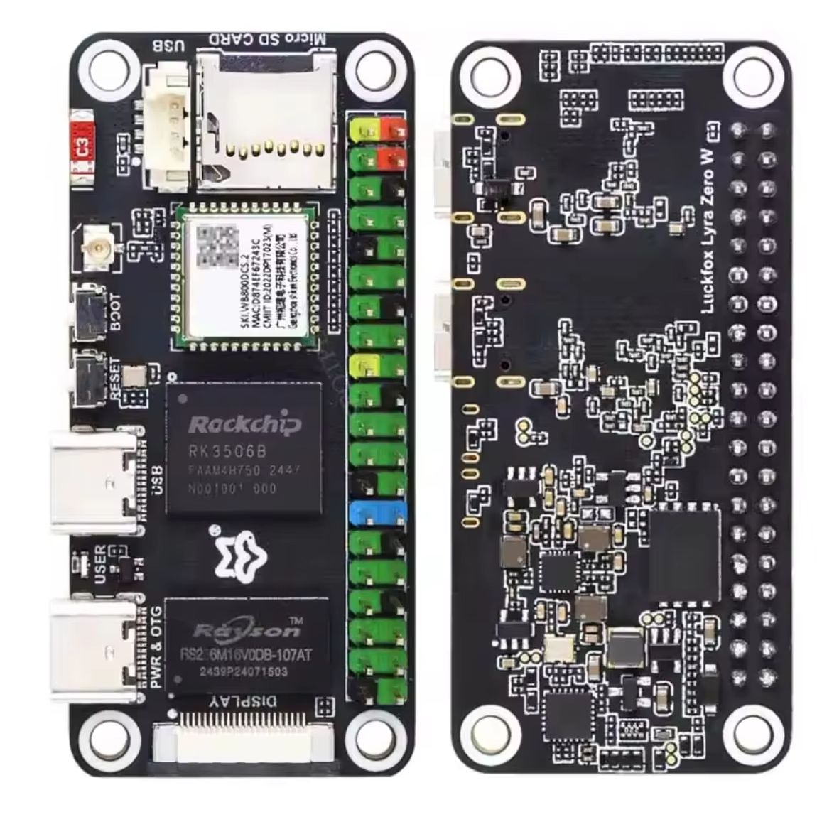 Luckfox Lyra Zero W RK3506B Ro - огляд і ціна Raspberry Pi Zero