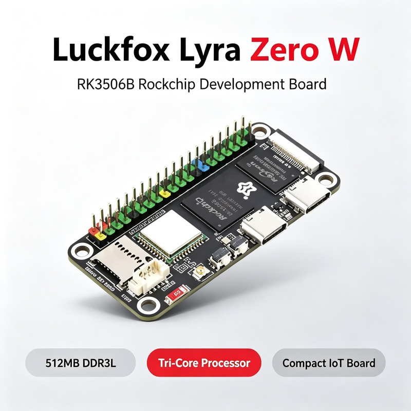 Luckfox Lyra Zero W RK3506B Ro - огляд і ціна Raspberry Pi Zero