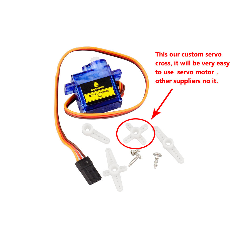 1pcs  keyestudio 9G  MINI SG90 - огляд і ціна Servo Motor Sg90