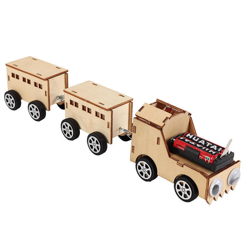 DIY Kit Toys Wooden Train Elec - огляд і ціна Diy Electronics Projects For Kids