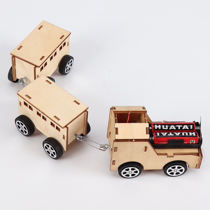 DIY Kit Toys Wooden Train Elec - огляд і ціна Diy Electronics Projects For Kids