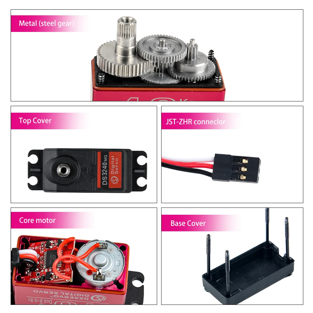 40KG Dsservo DS3240 Large Torq - огляд і ціна Servo Motor Sg90