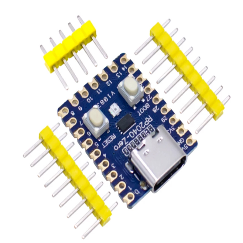 RP2040 Zero non soldering pin  - огляд і ціна Raspberry Pi Zero