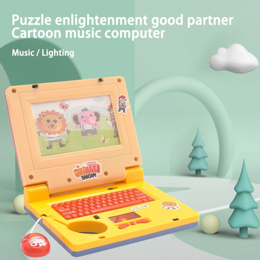 1 Set LED Kids Learning Laptop - огляд і ціна Diy Electronics Music
