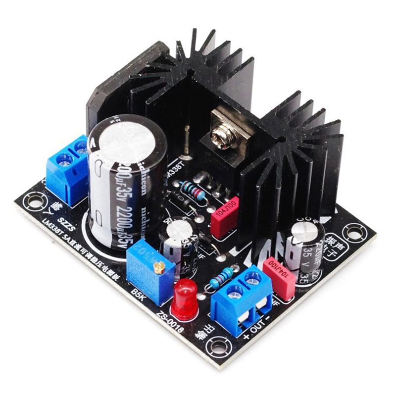 LM338 5A Output Adjustable Lin - огляд і ціна Diy Electronics Board