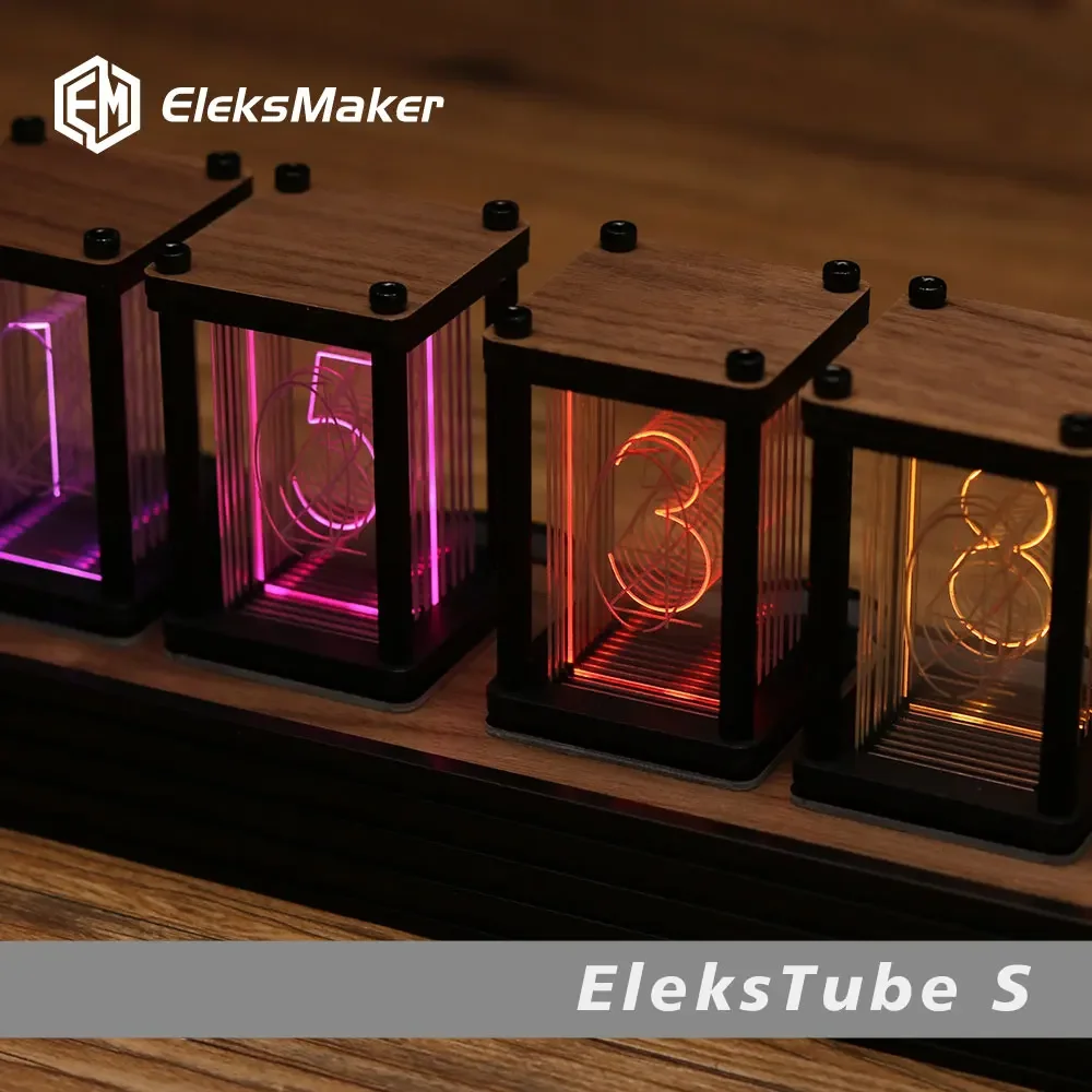 RGB Nixie Tube Clock DIY Table - огляд і ціна Diy Electronics Ideas
