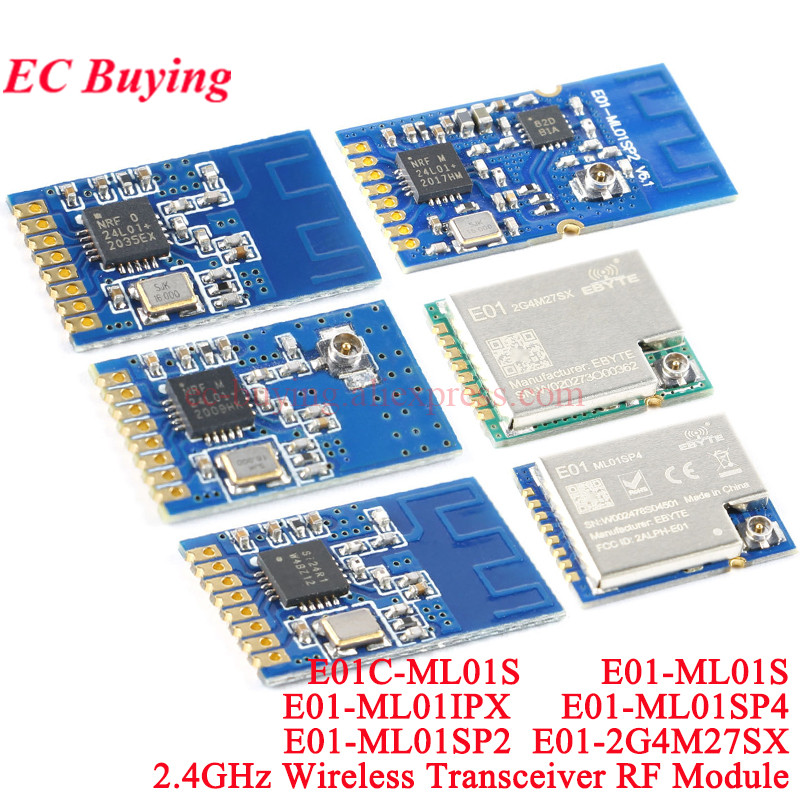 10Pcs/1pc E01-2G4M27SX ML01SP4 - огляд і ціна Nrf24L01 Module Wireless