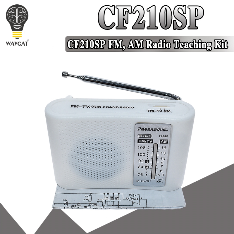 CF210SP AM/FM Stereo Radio Kit - огляд і ціна Diy Electronics Lab