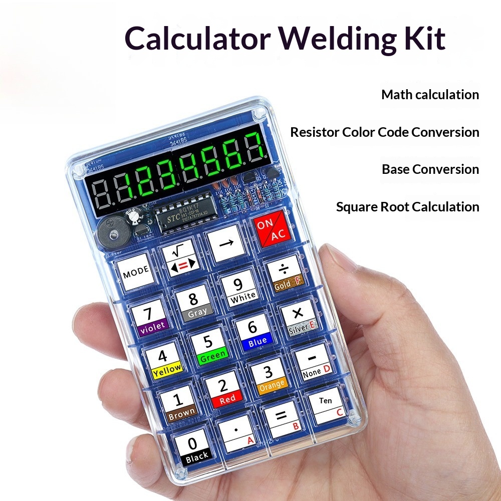 Calculator Production Kit, Ele - огляд і ціна Diy Electronics Parts