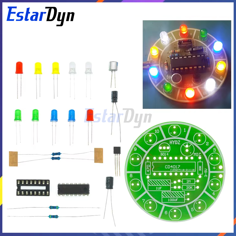 Estardyn CD4017 colorful voice - огляд і ціна Diy Electronics Lab