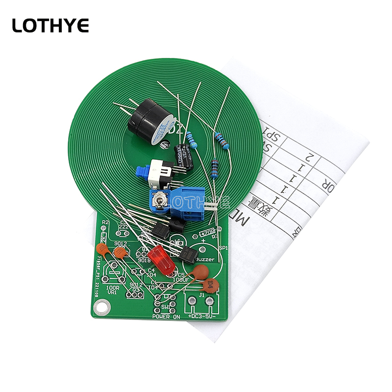 DC 3V-5V Metal Detector Kit DI - огляд і ціна Diy Electronics Board