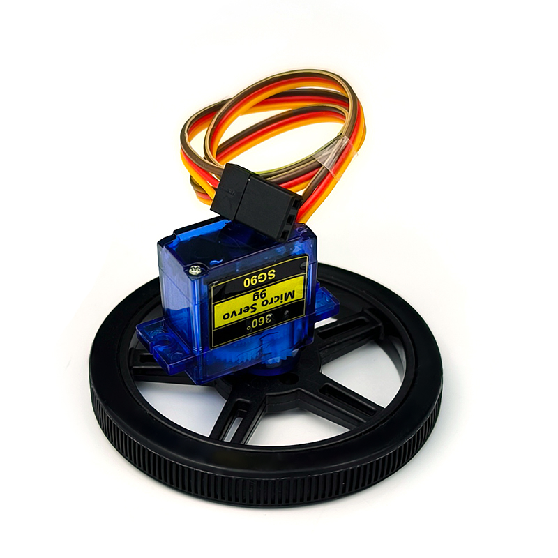 5908 Silicone Tire Wheel 360-d - огляд і ціна Servo Motor Sg90