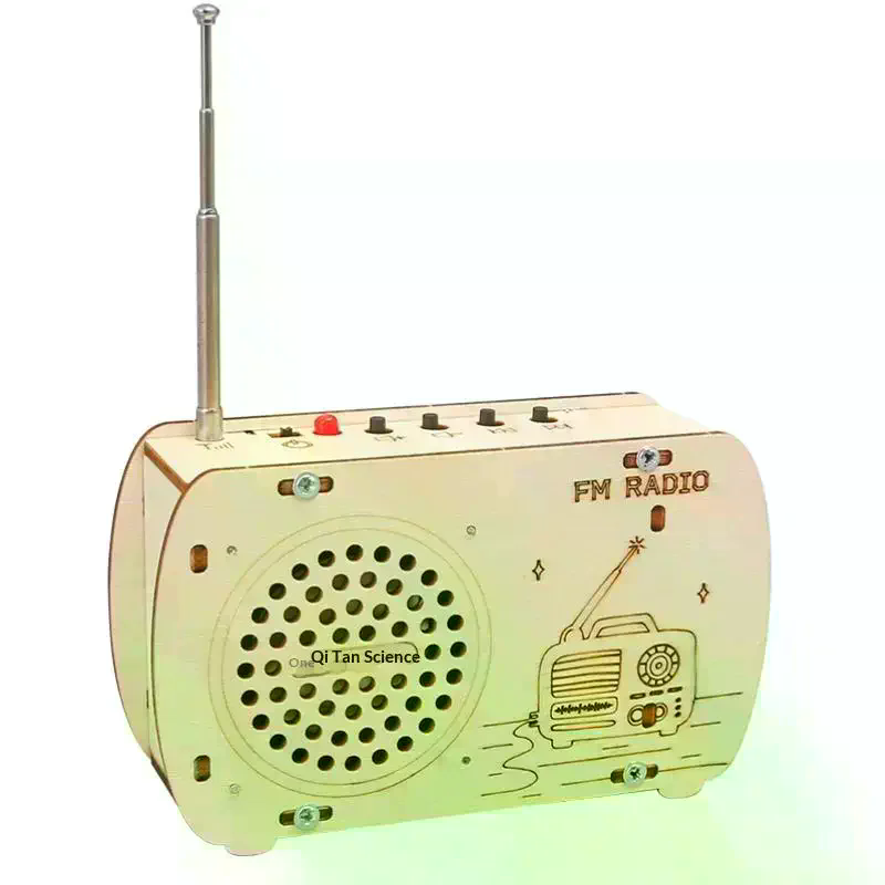 /Cna/DIY Wooden FM Radio Kit V - огляд і ціна Diy Electronics Projects For Kids