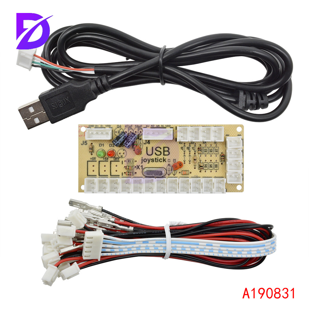 USB Arcade Joystick Chip Circu - огляд і ціна Diy Arcade Electronics Kit