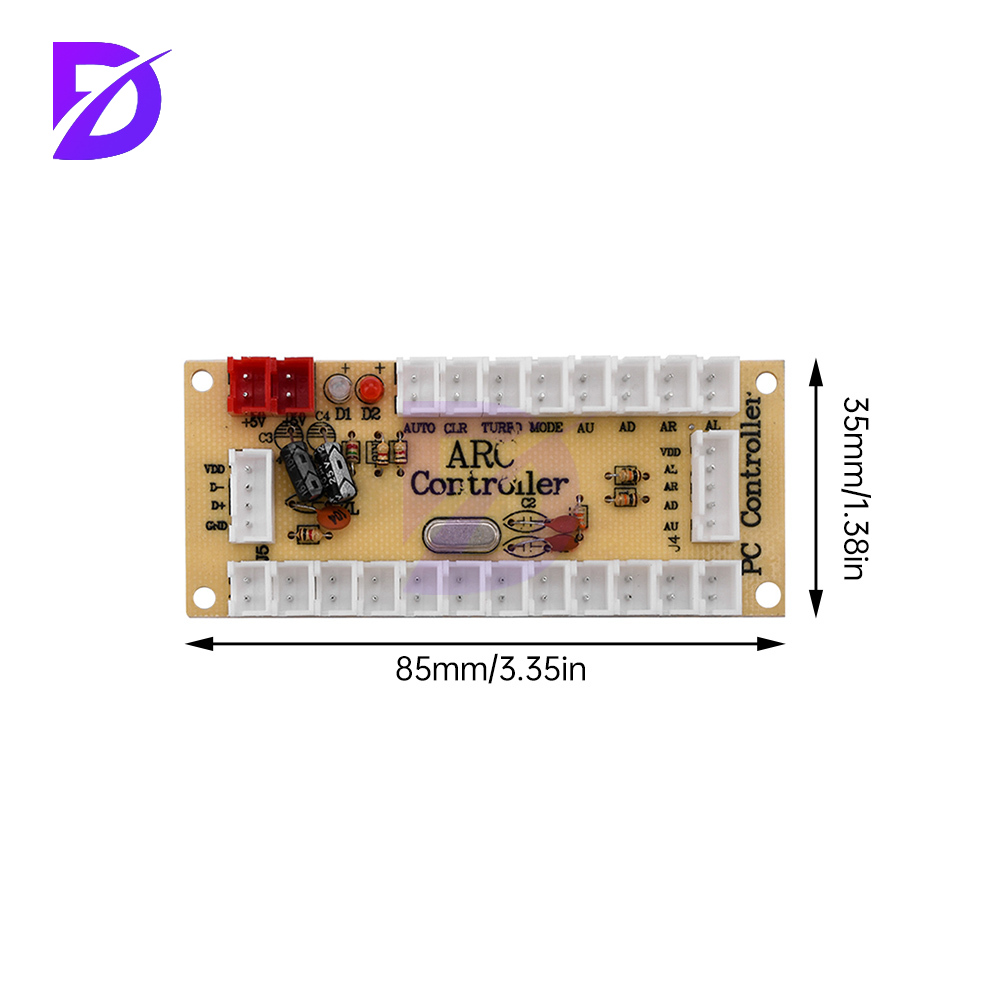 USB Arcade Joystick Chip Circu - огляд і ціна Diy Arcade Electronics Kit